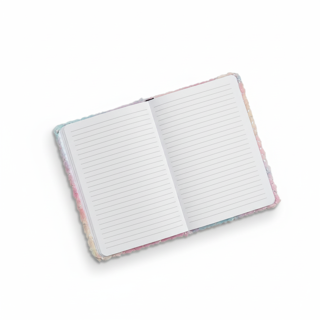 Fantasy Mermaid Scale Faux Fur Diary