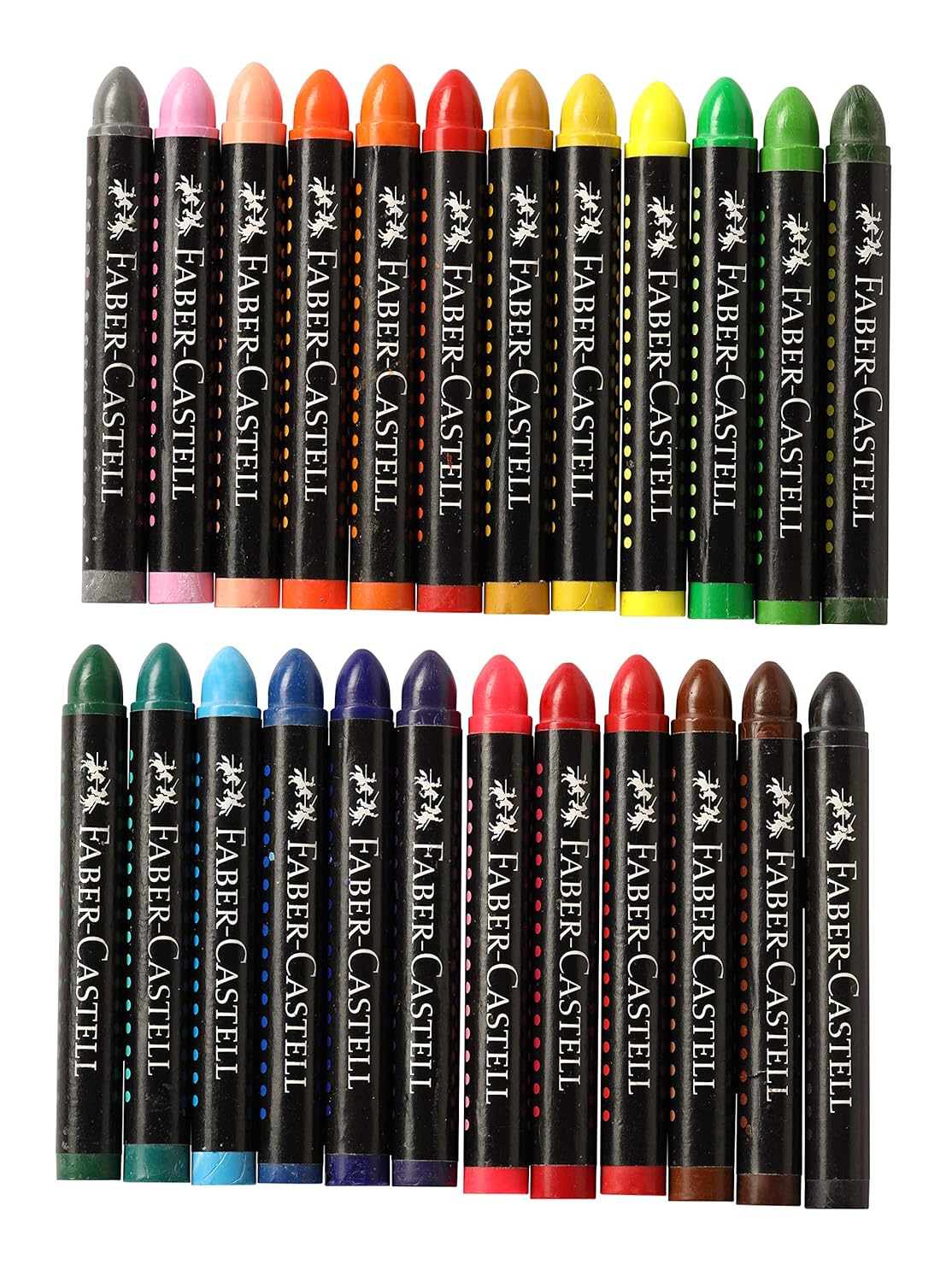 Faber-Castell Jumbo Wax Crayons - 24 Shades