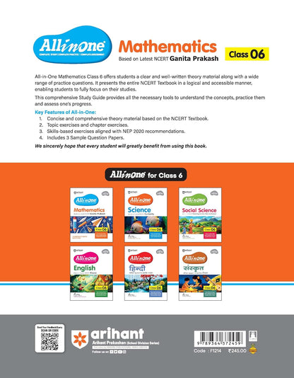 Arihant All in One Mathematics Class 6