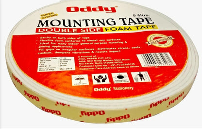 Oddy Mountain Tape Double Sided Foam Tape (5 Mtr)