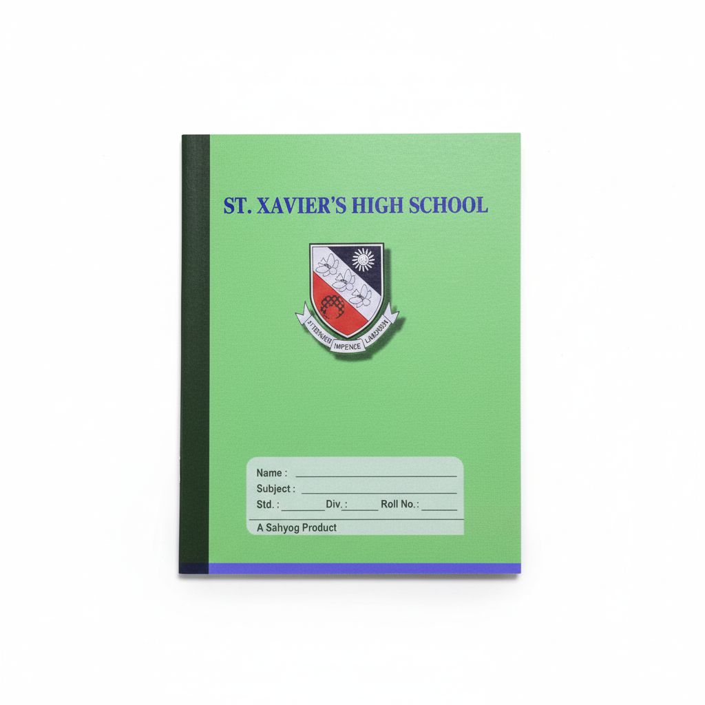 XAV- Hard Bound Four Line Column Notebook