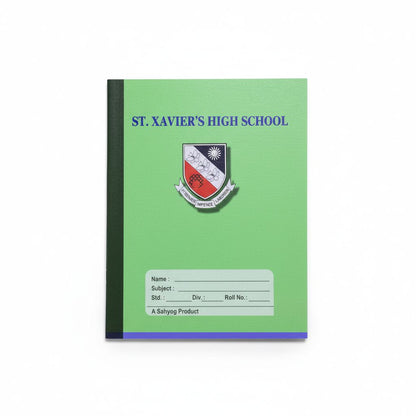 XAV- Hard Bound Four Line Column Notebook