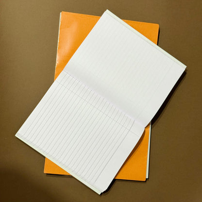 XAV- Single Line Hard Bound Interleaf Notebook