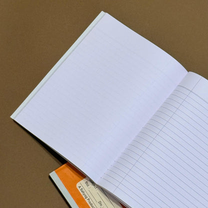 XAV- Single Line Hard Bound Interleaf Notebook