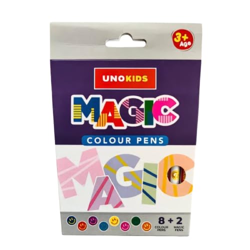 Unomax Magic Colour Pen Set 8 Colour Pens + 2 Magic Pens