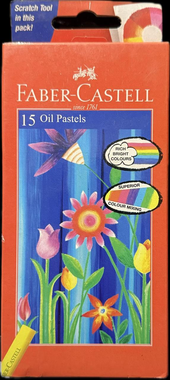 Faber-Castell Oil Pastel Set - Pack of 15 (Assorted)
