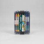 Hauser 12 Shades Box Packing Wax Crayons