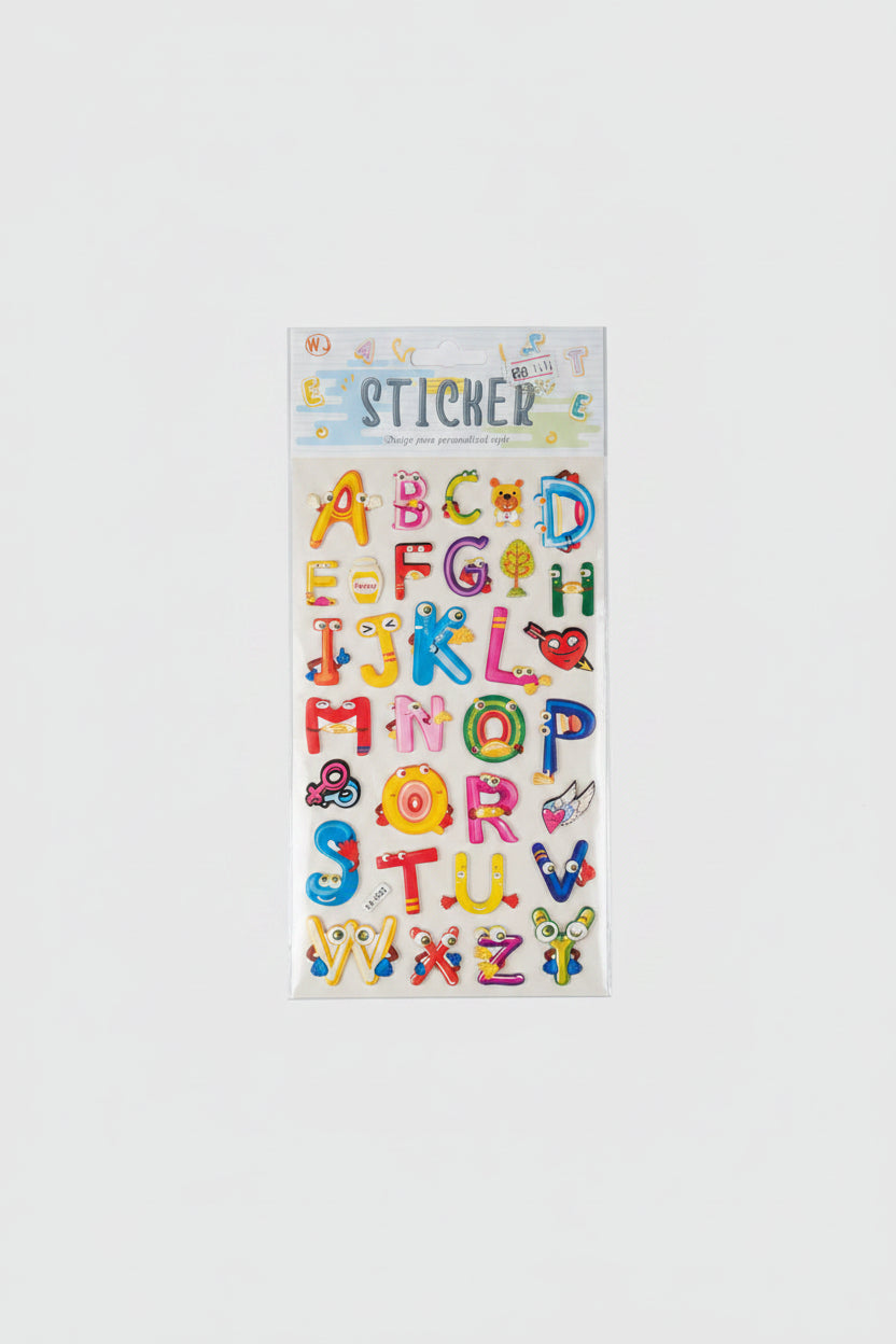 Alphabets Fancy Stickers
