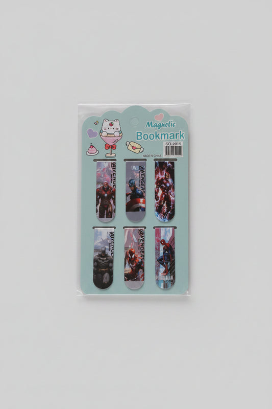 Marvel Character Fancy Magnet Bookmark