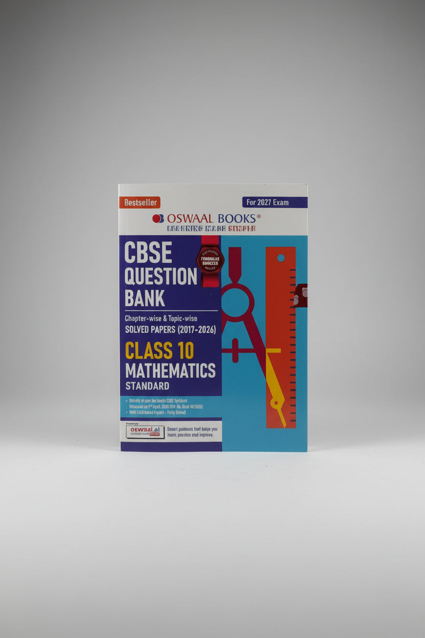 Std.10th Mathematic (Standard) Oswal Books CBSE Question Bank