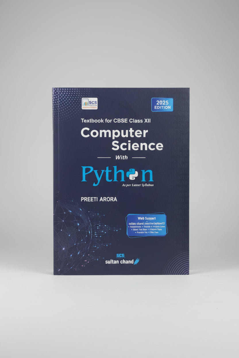 Textbook For CBSE Class 12th Computer Science With Python (2025 Edition)