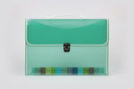Professional Button-Lock Document Bag with Multiple Compartments