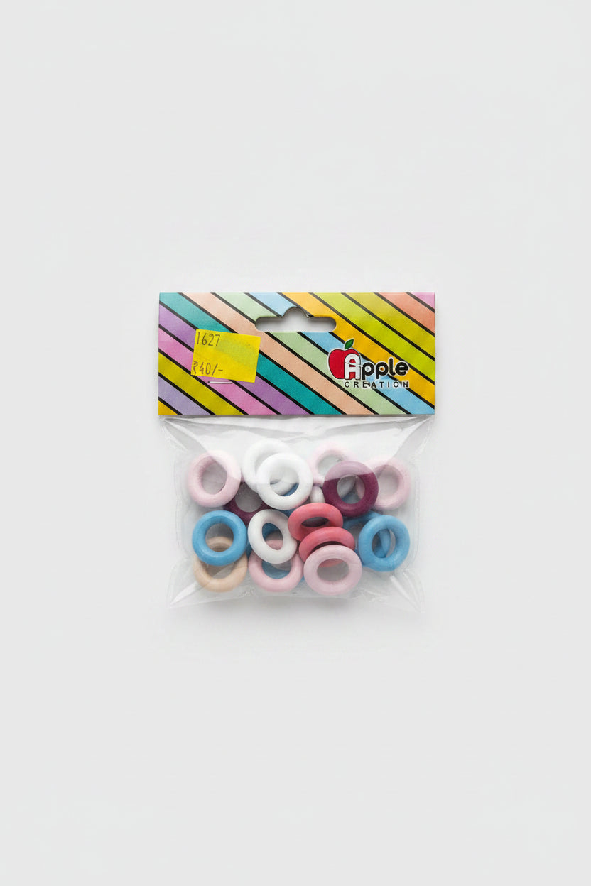 Mini Wooden Ring Beads (Small Wooden Hoops).