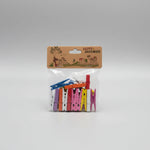 Mini Colorful Wooden Wooden Clips