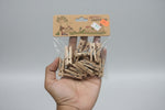 Natural Wooden Mini Clips / Craft Pegs
