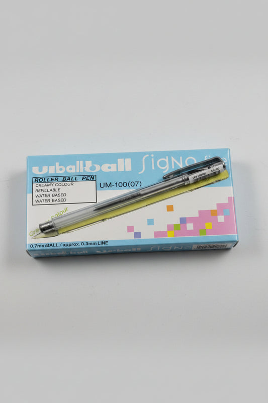 Uni-ball Signo Broad Gel Pen - Silver Ink