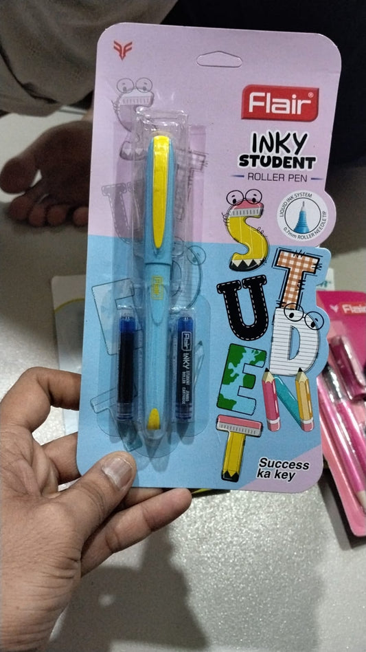 Flair Inky Student Liquid Ink Roller Pen Set
