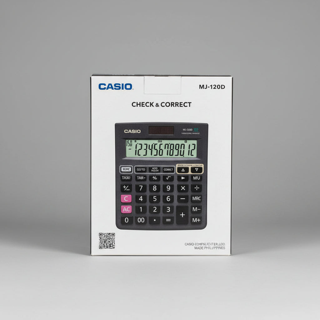 Casio MJ-120D Check & Correct Desktop Calculator