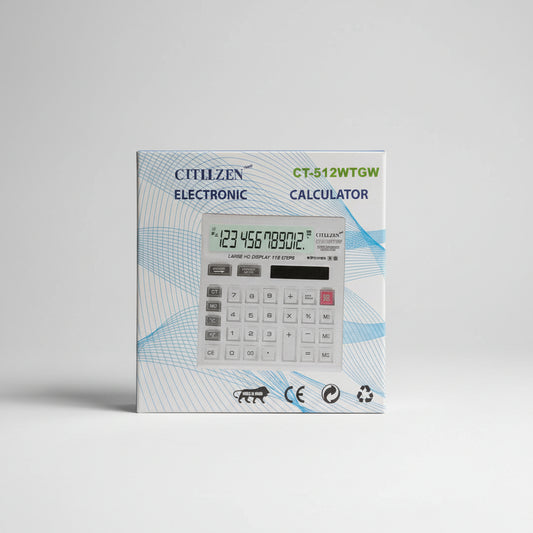 Citllzen CT-512WTGW Electronic Calculator
