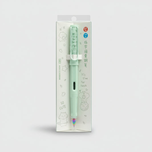 Cute Pastel Green Erasable Ink Practice Fountain Pen