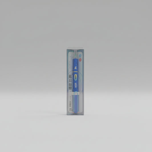 Moon Landing Plan Erasable Ink Fountain Pen (Bright Blue)