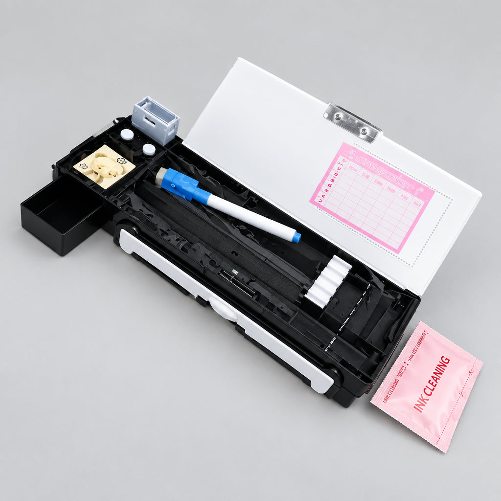 Cute Teddy Bear Multi-Functional Magnetic Pencil Box with Built-in Sharpener