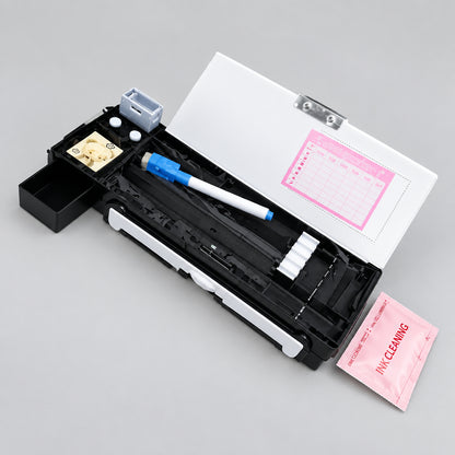 Cute Teddy Bear Multi-Functional Magnetic Pencil Box with Built-in Sharpener