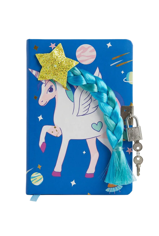 Unicorn Lock Style Fancy Diary