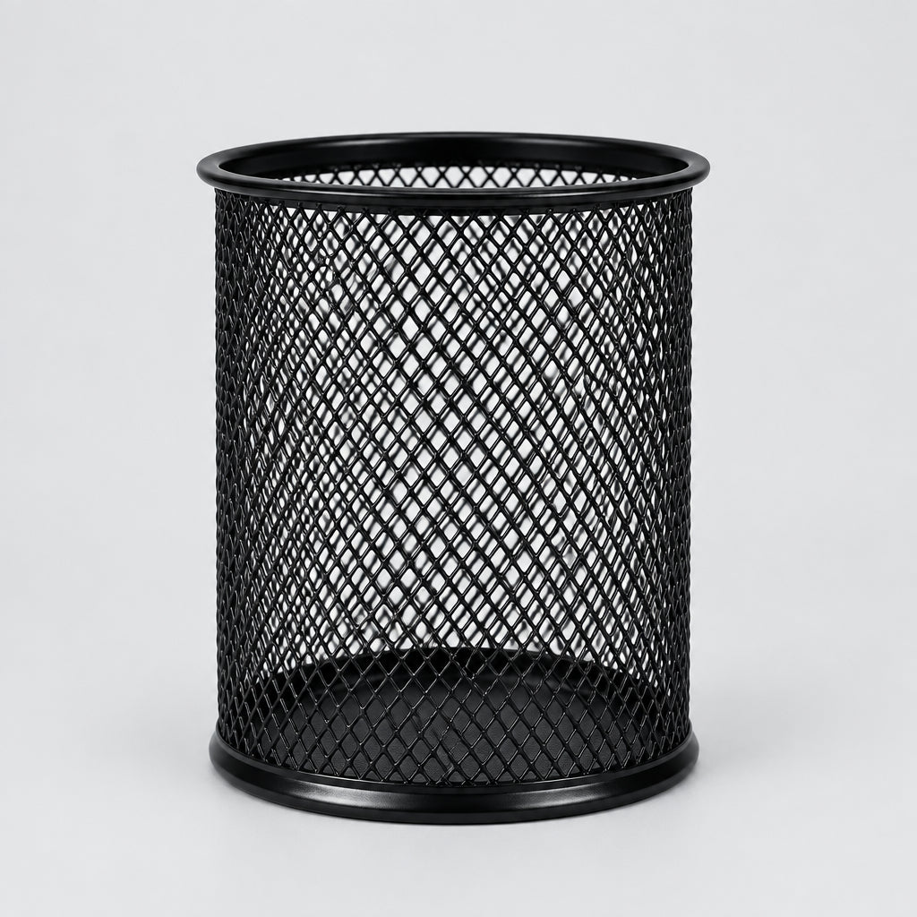 Khyati Roundex Metal Mesh Pen Stand / Desk Organizer