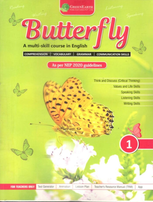 Std.1st Green Earth Butterfly English