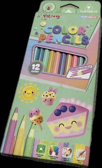 12 Shades Fancy Pencil Color